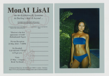 MonAI LisAI #1 (Postcard) — a Systaime work on Artsy