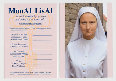 MonAI LisAI #10 (Postcard) — a Systaime work on Artsy