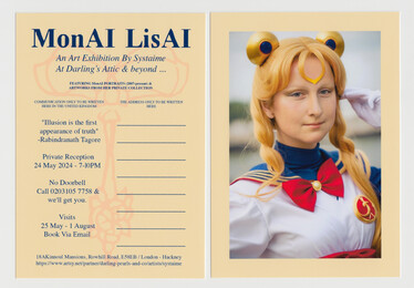 MonAI LisAI #3 (Postcard) — a Systaime work on Artsy