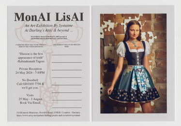 MonAI LisAI #6 (Postcard) — a Systaime work on Artsy