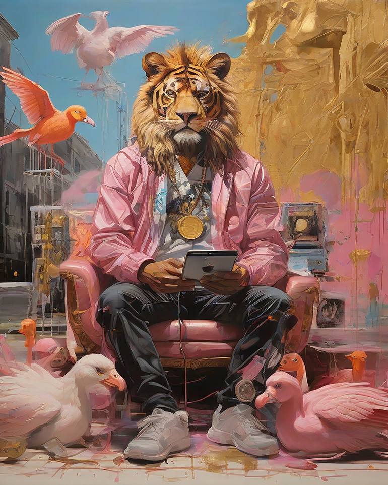 BIRDS OF LOVE — a Systaime work on Saatchi Art