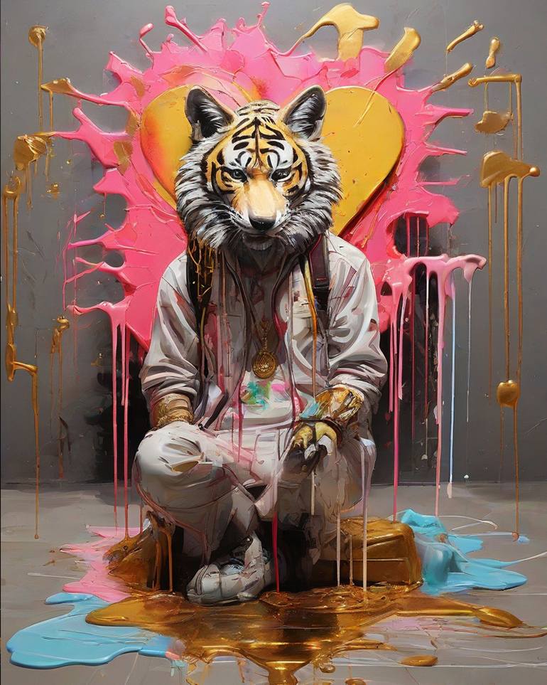 ZEN LION — a Systaime work on Saatchi Art